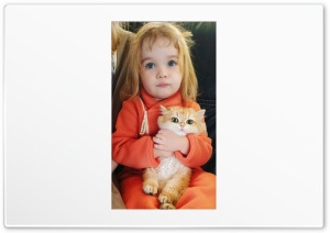 Kid, Kitten Ultra HD Wallpaper for 4K UHD Widescreen desktop, tablet & smartphone