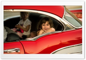 Kids, Classic Red Chevrolet Ultra HD Wallpaper for 4K UHD Widescreen desktop, tablet & smartphone