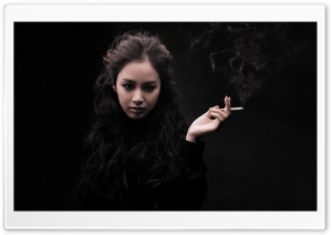 Kim Tae hee Smoking Ultra HD Wallpaper for 4K UHD Widescreen desktop, tablet & smartphone