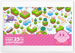Kirbys 25th Aniversry Ultra HD Wallpaper for 4K UHD Widescreen desktop, tablet & smartphone
