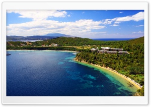 Koukounaries Beach Skiathos Ultra HD Wallpaper for 4K UHD Widescreen desktop, tablet & smartphone