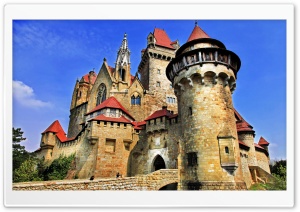 Kreuzenstein Castle Austria Ultra HD Wallpaper for 4K UHD Widescreen desktop, tablet & smartphone