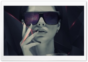 Lady Blue Ultra HD Wallpaper for 4K UHD Widescreen desktop, tablet & smartphone