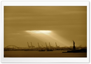 Lady Liberty - Sunshine Ultra HD Wallpaper for 4K UHD Widescreen desktop, tablet & smartphone