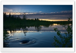 Lake At Twilight Ultra HD Wallpaper for 4K UHD Widescreen desktop, tablet & smartphone