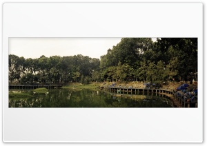 Lake in Hoang Van Thu Park, HCM city Ultra HD Wallpaper for 4K UHD Widescreen desktop, tablet & smartphone
