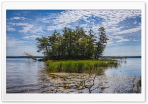 Lake Island Ultra HD Wallpaper for 4K UHD Widescreen desktop, tablet & smartphone