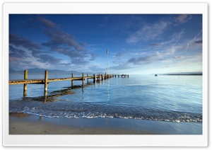 Lake Pontoon Ultra HD Wallpaper for 4K UHD Widescreen desktop, tablet & smartphone