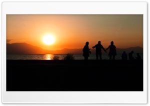 Lake Scenery at Sunset Ultra HD Wallpaper for 4K UHD Widescreen desktop, tablet & smartphone