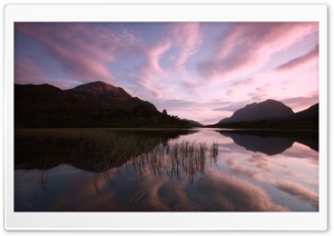 Lake Sunset Landscapes Ultra HD Wallpaper for 4K UHD Widescreen desktop, tablet & smartphone
