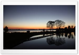Lakes At Night Ultra HD Wallpaper for 4K UHD Widescreen desktop, tablet & smartphone