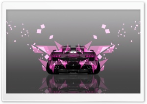 Lamborghini Gallardo Back Abstract Car design by Tony Kokhan HD Wide Wallpaper for Widescreen