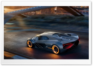 Lamborghini Terzo Millennio Electric Supercar, Road Ultra HD Wallpaper for 4K UHD Widescreen desktop, tablet & smartphone