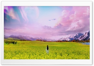 Lands with Pinky Sky Ultra HD Wallpaper for 4K UHD Widescreen desktop, tablet & smartphone