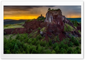 Landscape, Cariera de Scorie Bazaltica, Racos, Romania Ultra HD Wallpaper for 4K UHD Widescreen desktop, tablet & smartphone