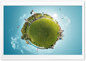 Landscape Eyefish Lens Ultra HD Wallpaper for 4K UHD Widescreen desktop, tablet & smartphone