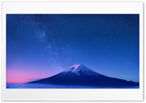Landscape Mountain Milky Way by Yakub Nihat Ultra HD Wallpaper for 4K UHD Widescreen desktop, tablet & smartphone