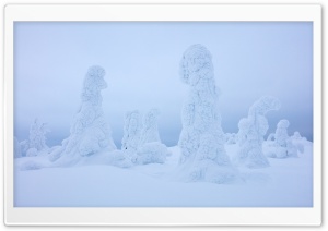 Lapland Finland Winter Wonderland Landscape Ultra HD Wallpaper for 4K UHD Widescreen desktop, tablet & smartphone