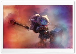 League Of Legends Poppy Edit Ultra HD Wallpaper for 4K UHD Widescreen desktop, tablet & smartphone