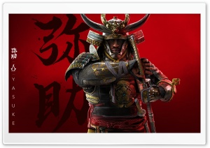 Legendary Warrior Yasuke Assassins Creed Shadows 2024 Video Game Ultra HD Wallpaper for 4K UHD Widescreen desktop, tablet & smartphone