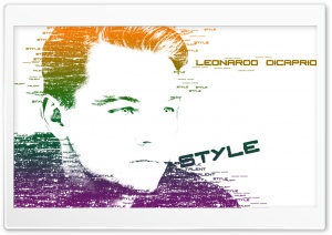 Leonardo DiCaprio Typography Ultra HD Wallpaper for 4K UHD Widescreen desktop, tablet & smartphone
