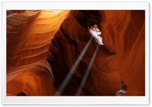 Light Beams In Arizona Canyons Ultra HD Wallpaper for 4K UHD Widescreen desktop, tablet & smartphone