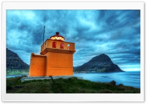 Lighthouse In Iceland Ultra HD Wallpaper for 4K UHD Widescreen desktop, tablet & smartphone