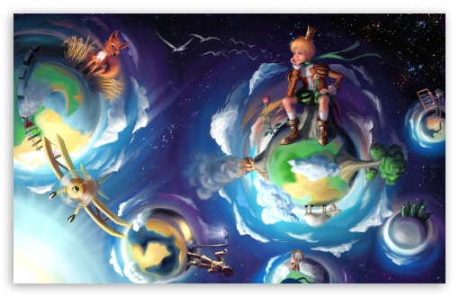 Little Prince Fairy Tale UltraHD Wallpaper for Wide 16:10 5:3 Widescreen WHXGA WQXGA WUXGA WXGA WGA ; Mobile 5:3 16:9 - WGA 2160p 1440p 1080p 900p 720p ;