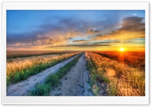 Long Road In Montana Ultra HD Wallpaper for 4K UHD Widescreen desktop, tablet & smartphone