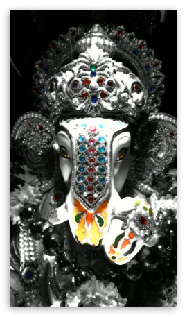 Lord Ganesh UltraHD Wallpaper for Mobile 16:9 - 2160p 1440p 1080p 900p 720p ;