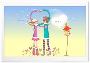 Love Is Happiness Ultra HD Wallpaper for 4K UHD Widescreen desktop, tablet & smartphone