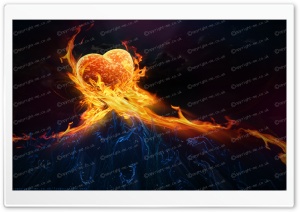 Love On Fire Ultra HD Wallpaper for 4K UHD Widescreen desktop, tablet & smartphone