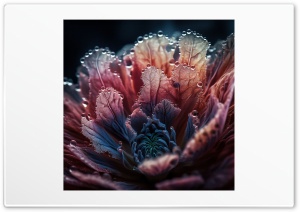macro tiny condensation drops flower Ultra HD Wallpaper for 4K UHD Widescreen desktop, tablet & smartphone