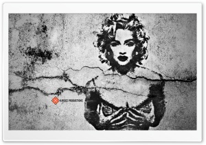 Madonna Urban Wall Ultra HD Wallpaper for 4K UHD Widescreen desktop, tablet & smartphone