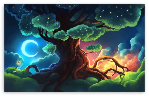 Magical Tree Fantasy Art Ultra HD Desktop Background Wallpaper for 4K UHD  TV : Widescreen & UltraWide Desktop & Laptop : Tablet : Smartphone