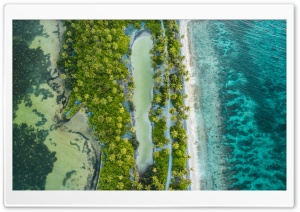 Maldives from Above Ultra HD Wallpaper for 4K UHD Widescreen desktop, tablet & smartphone