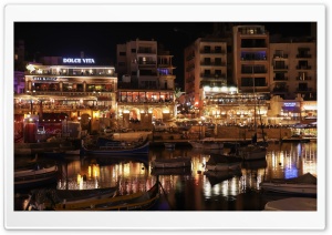 Malta St. Julians Bay Ultra HD Wallpaper for 4K UHD Widescreen desktop, tablet & smartphone