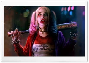 Margot Robbie as Harley Quinn, Suicide Squad Ultra HD Wallpaper for 4K UHD Widescreen desktop, tablet & smartphone