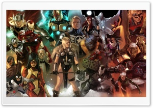 Marvel Comics Characters Ultra HD Wallpaper for 4K UHD Widescreen desktop, tablet & smartphone