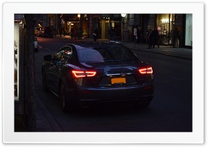 Maserati Ghibli at night Ultra HD Wallpaper for 4K UHD Widescreen desktop, tablet & smartphone