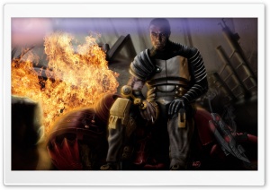 Mass Effect 2 Zaeed Massani Ultra HD Wallpaper for 4K UHD Widescreen desktop, tablet & smartphone