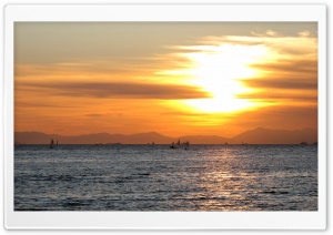 Mediterranean Sunset Ultra HD Wallpaper for 4K UHD Widescreen desktop, tablet & smartphone