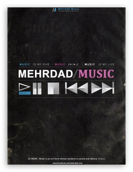 Mehrdad Music UltraHD Wallpaper for iPad 1/2/Mini ; Mobile 4:3 5:3 3:2 - UXGA XGA SVGA WGA DVGA HVGA HQVGA ( Apple PowerBook G4 iPhone 4 3G 3GS iPod Touch ) ;