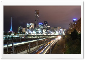 Melbourne Train Tracks Ultra HD Wallpaper for 4K UHD Widescreen desktop, tablet & smartphone