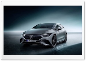 Mercedes-Benz EQS Electric Car Background Ultra HD Wallpaper for 4K UHD Widescreen desktop, tablet & smartphone