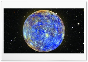Mercury with Deep Stars Ultra HD Wallpaper for 4K UHD Widescreen desktop, tablet & smartphone