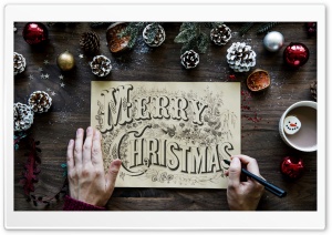Merry Christmas Everyone Ultra HD Wallpaper for 4K UHD Widescreen desktop, tablet & smartphone