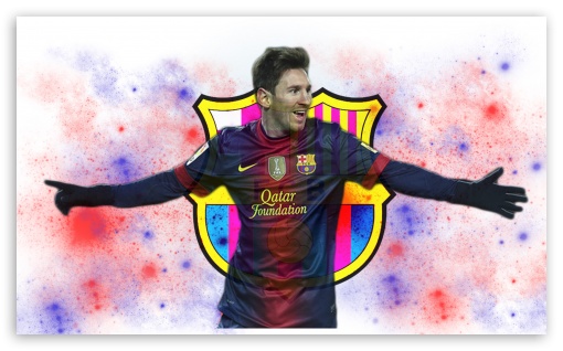 Messi UltraHD Wallpaper for Wide 5:3 Widescreen WGA ; Mobile 5:3 - WGA ;