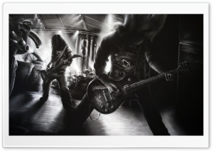 Metal Rock Band Ultra HD Wallpaper for 4K UHD Widescreen desktop, tablet & smartphone