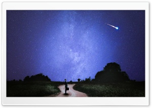 Meteorite Falling to Earth Ultra HD Wallpaper for 4K UHD Widescreen desktop, tablet & smartphone